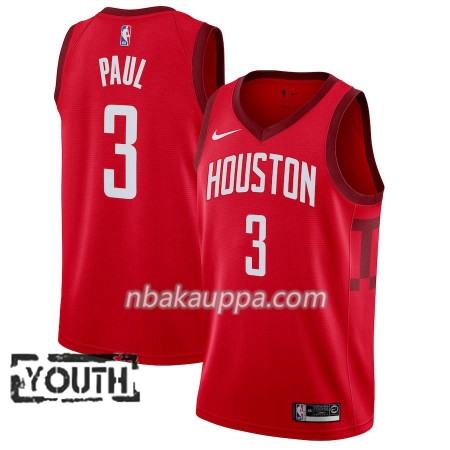 Houston Rockets Chris Paul 3 2018-19 Nike Punainen Pelipaidat Swingman - Lasten